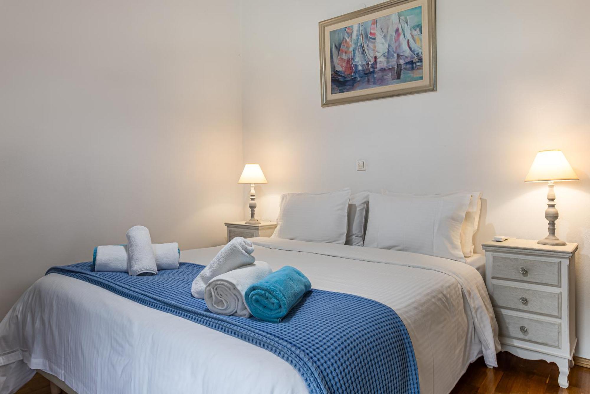 Dimitra Apartment With Private Pool And Sea View -The Ground Floor Of A Two Storey Building Daratsos Exterior photo
